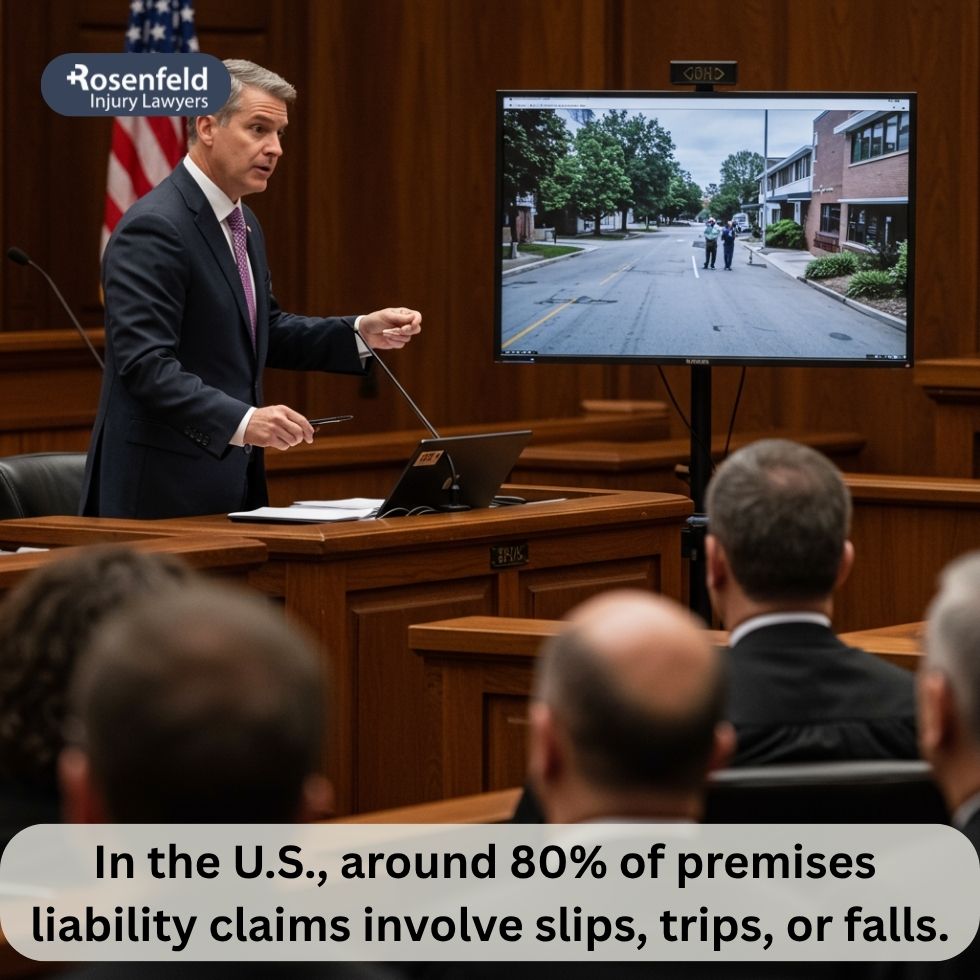 Dangerous condition on a property leading to a claim in Illinois.