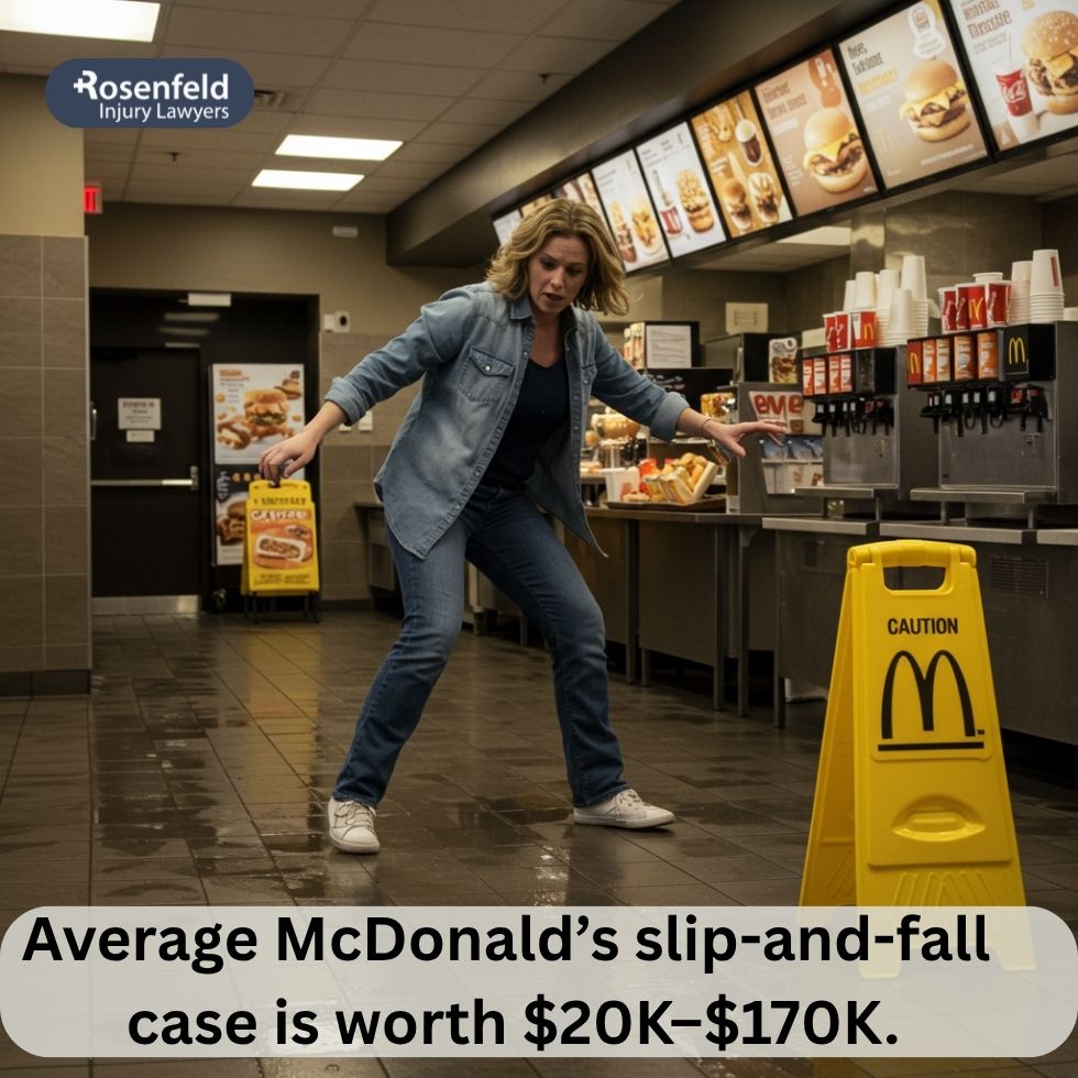 Mental anguish suffered after a fall at McDonald’s.