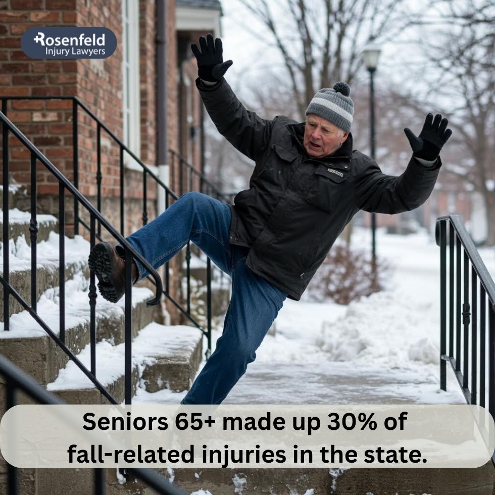 Experienced Joliet lawyer preparing evidence for slip and fall lawsuit