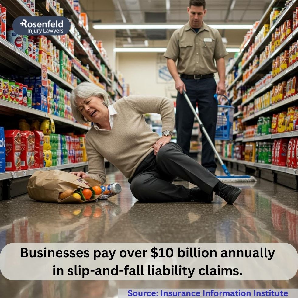 Fall case involving injuries where the victim is seeking compensation.