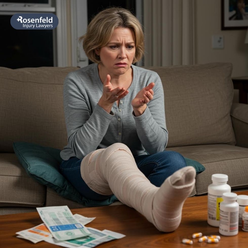 Illinois lawyer explains damages in slip and fall accident cases.