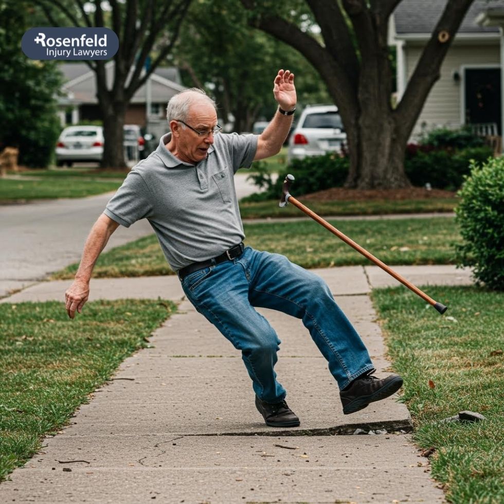 A lawyer for sidewalks that are not maintained properly.