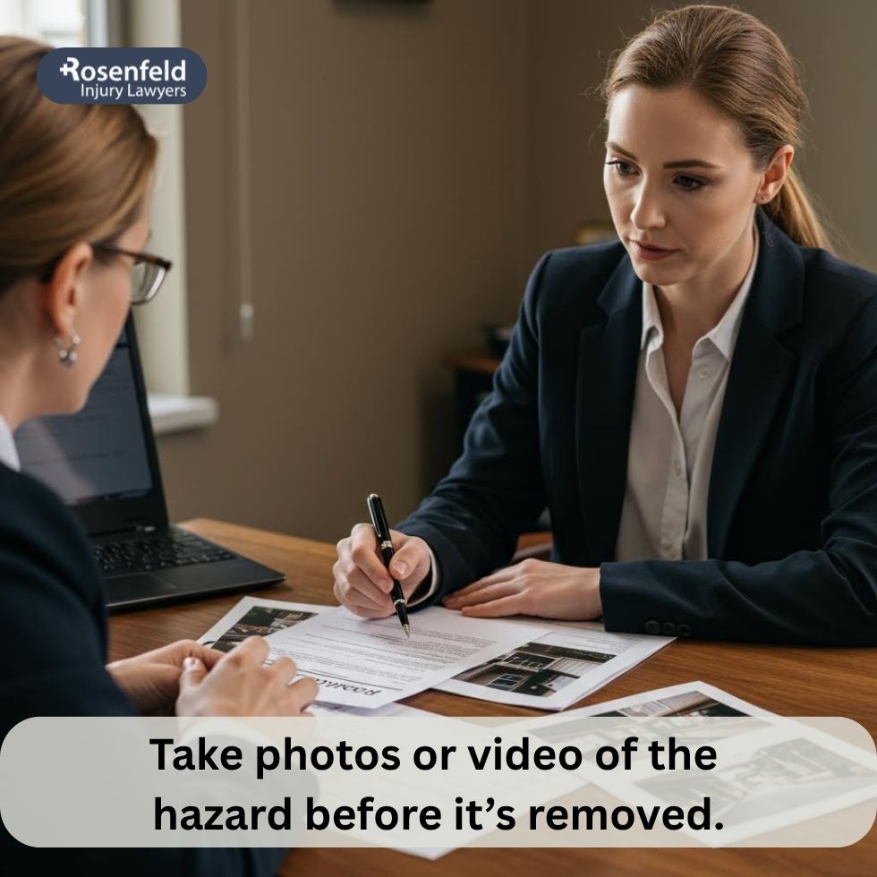 A slip and fall attorney can help you file.