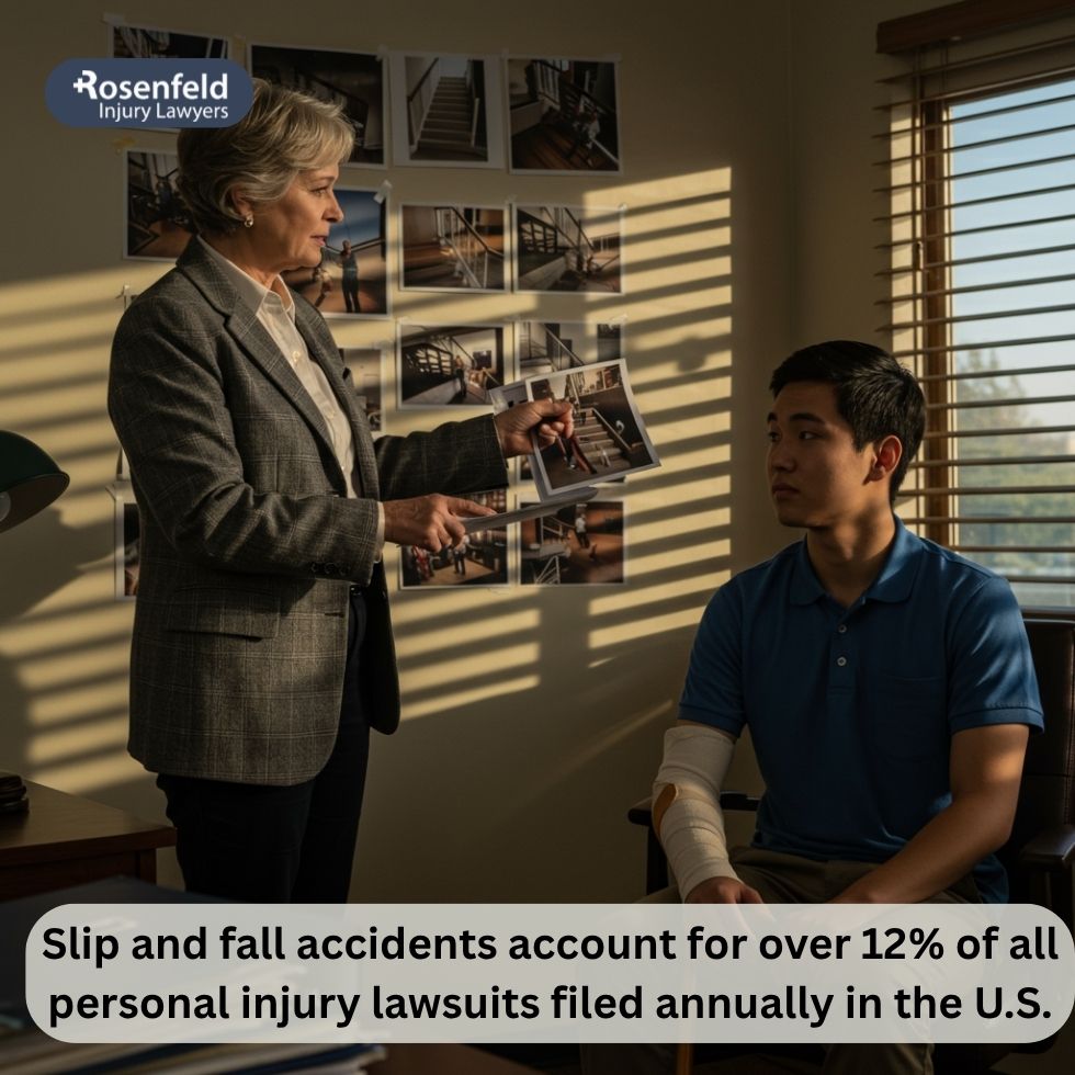 Examples of slip and fall cases involving accidents on another person’s property.