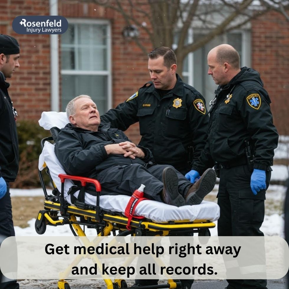 An attorney says to document evidence after a fall.