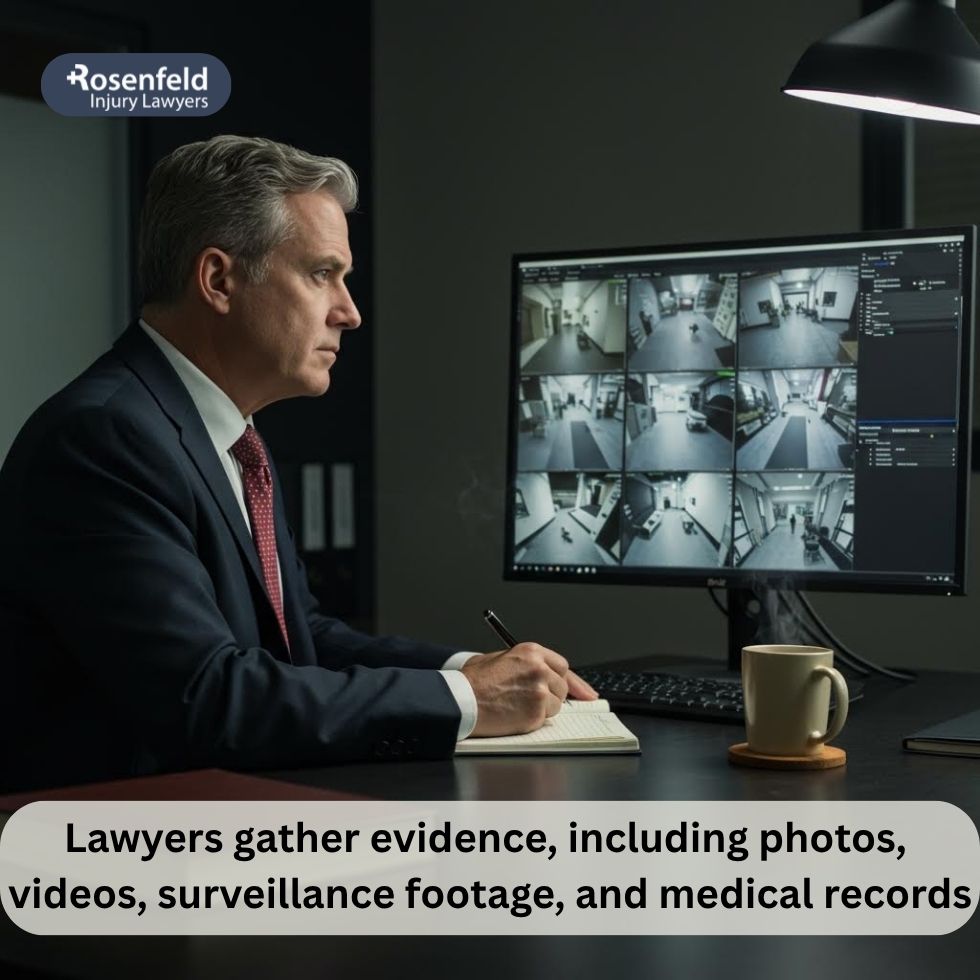 An attorney files a personal injury lawsuit for you.