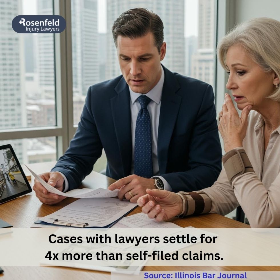 Illinois fall case involving lost income and medical expenses from a slip and fall injury