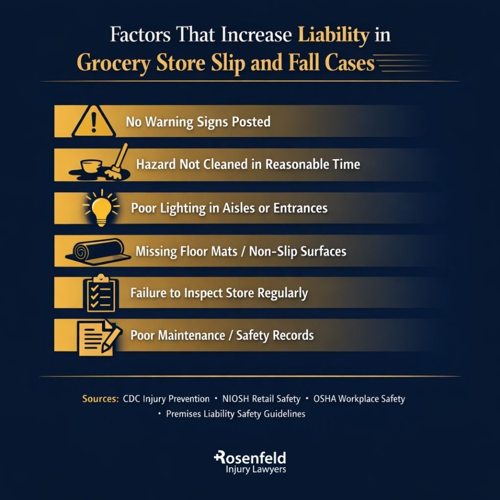 How a reasonable person standard applies in a slip and fall accident case.