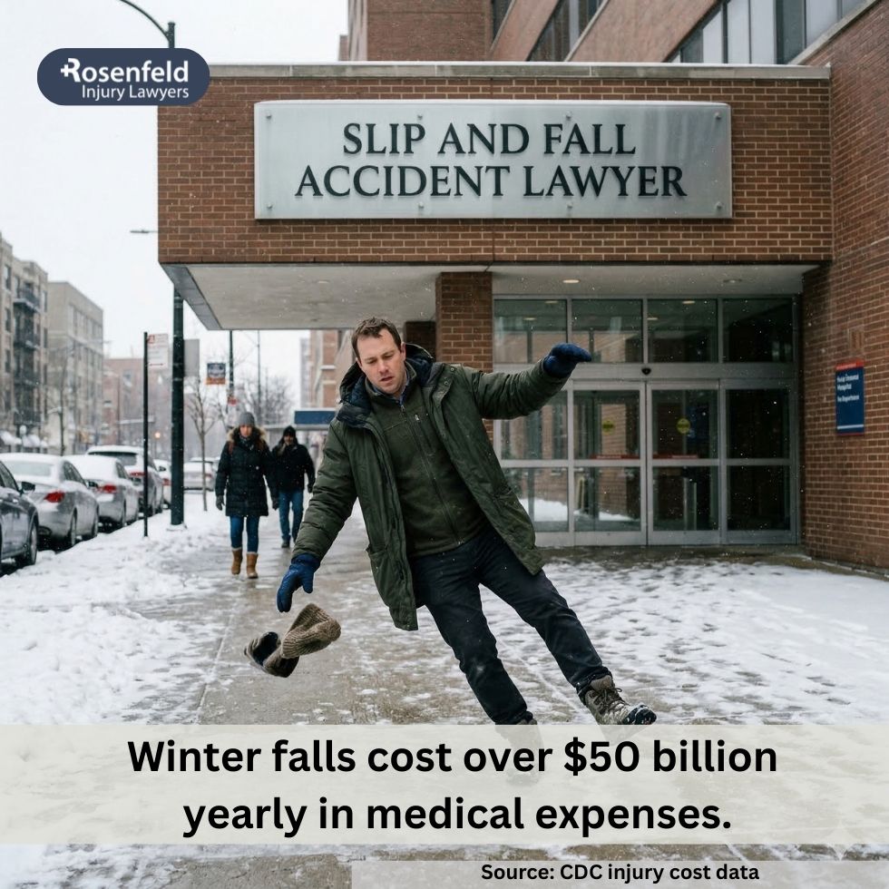 Chicago law firm for injuries from a wet floor.