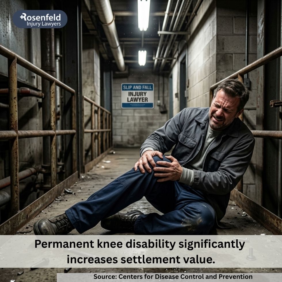 The legal process of filing a knee injury claim following a slip and fall accident in Chicago