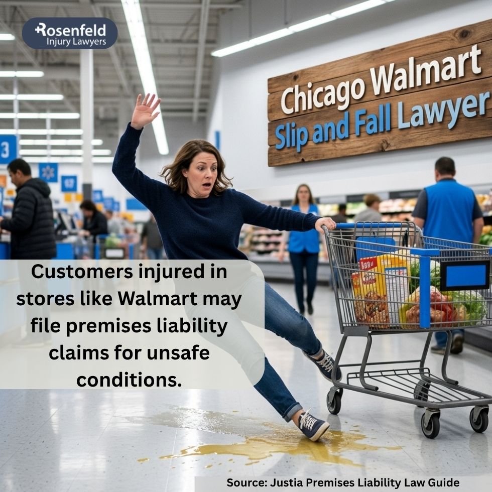 A Chicago lawyer for your slip and fall accident at Walmart.