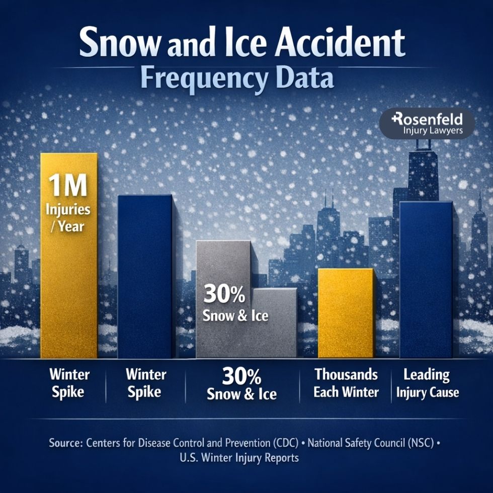 Attorney for injuries when temperatures fluctuate, causing ice.