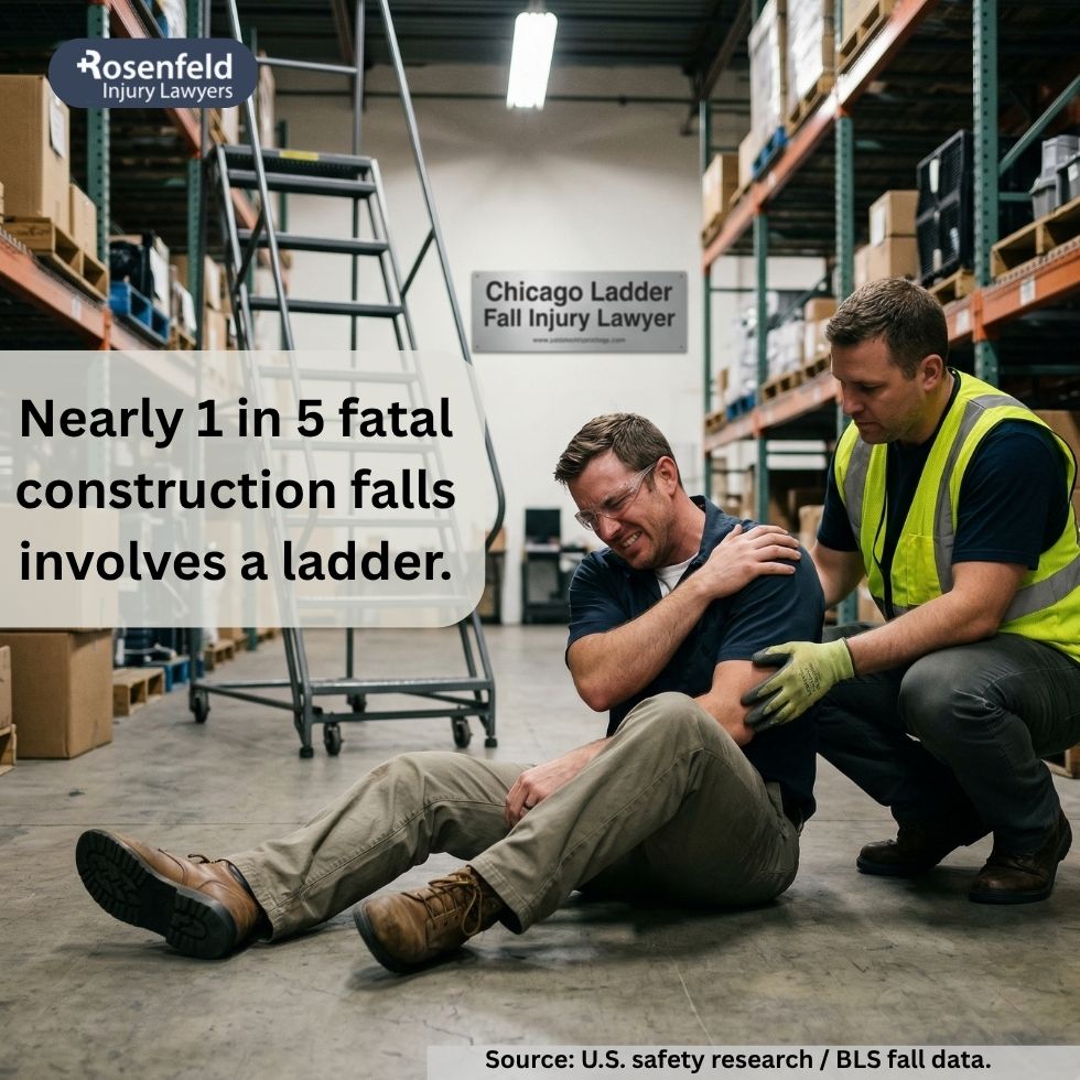 Filing a legal claim after a serious fall from a ladder.