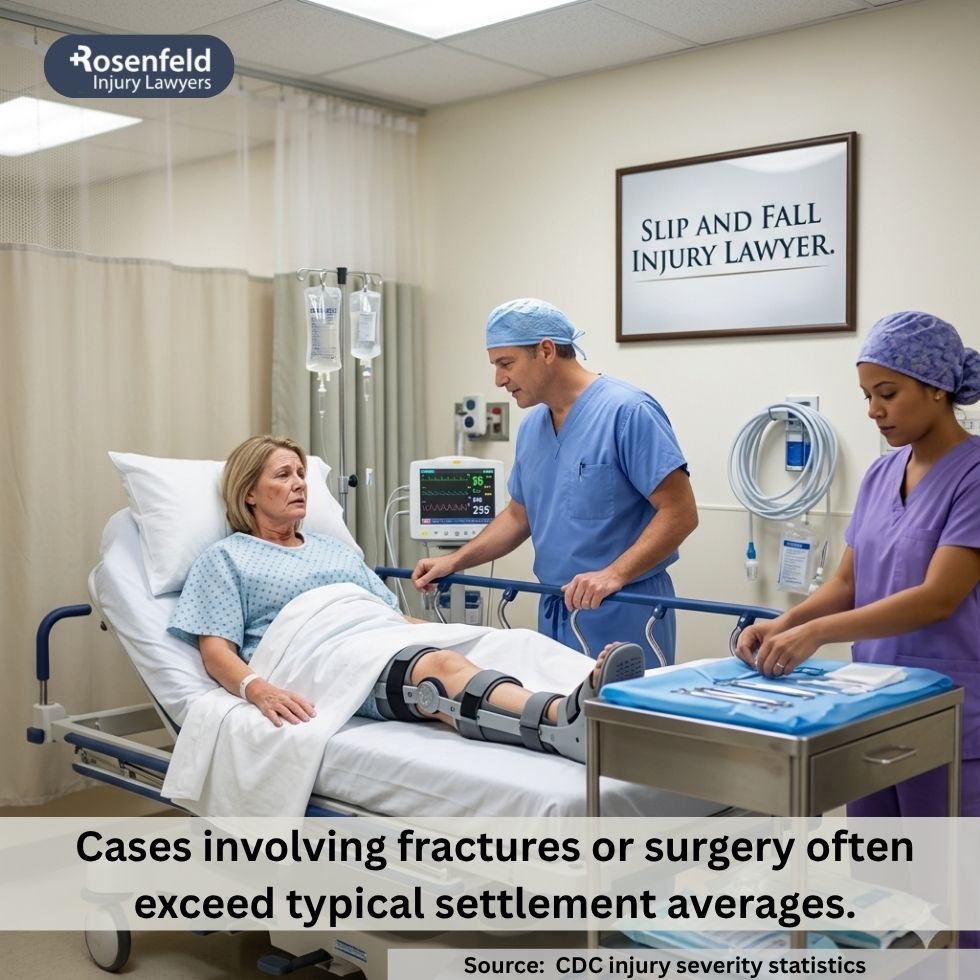 Illinois lawyer for more serious injuries requiring surgery.