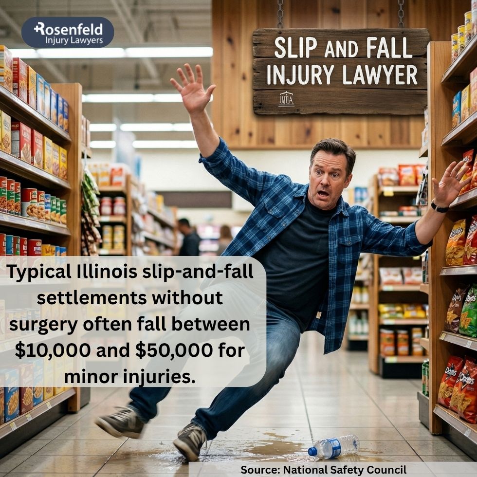 Illinois lawyer explains slip and fall personal injury laws.