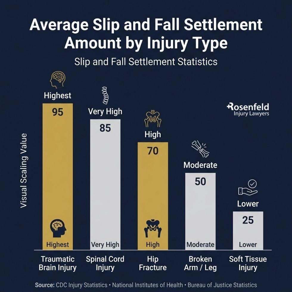 We can negotiate your slip and fall case.
