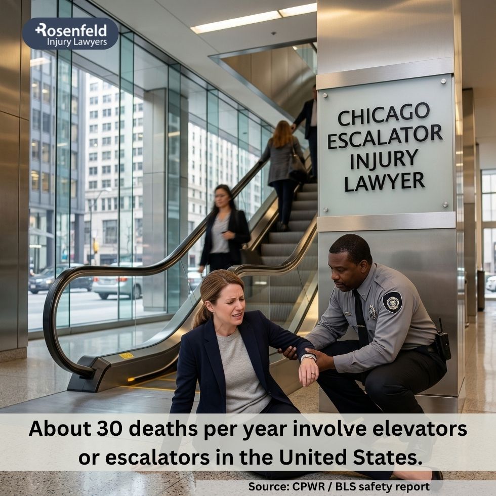 Personal injury lawyers representing victims of escalator accidents.