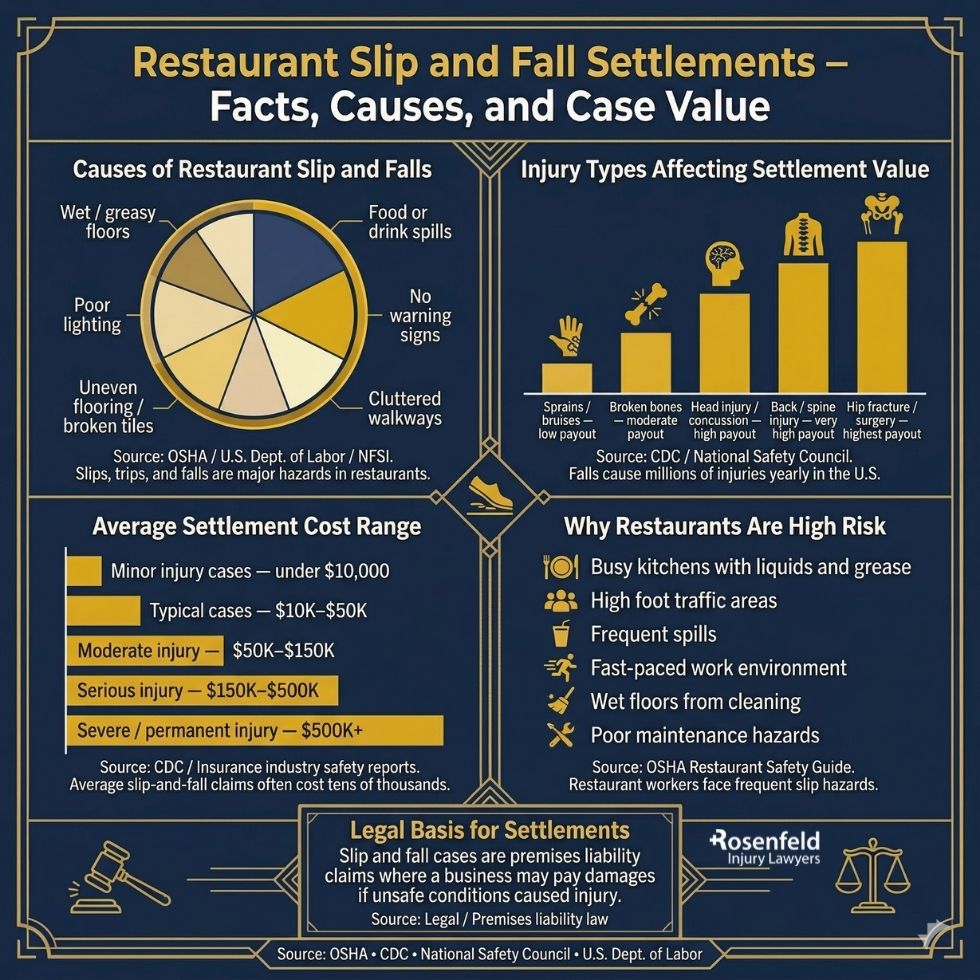 Restaurant fails to maintain safe premises, leading to hazardous conditions and preventable customer injuries.