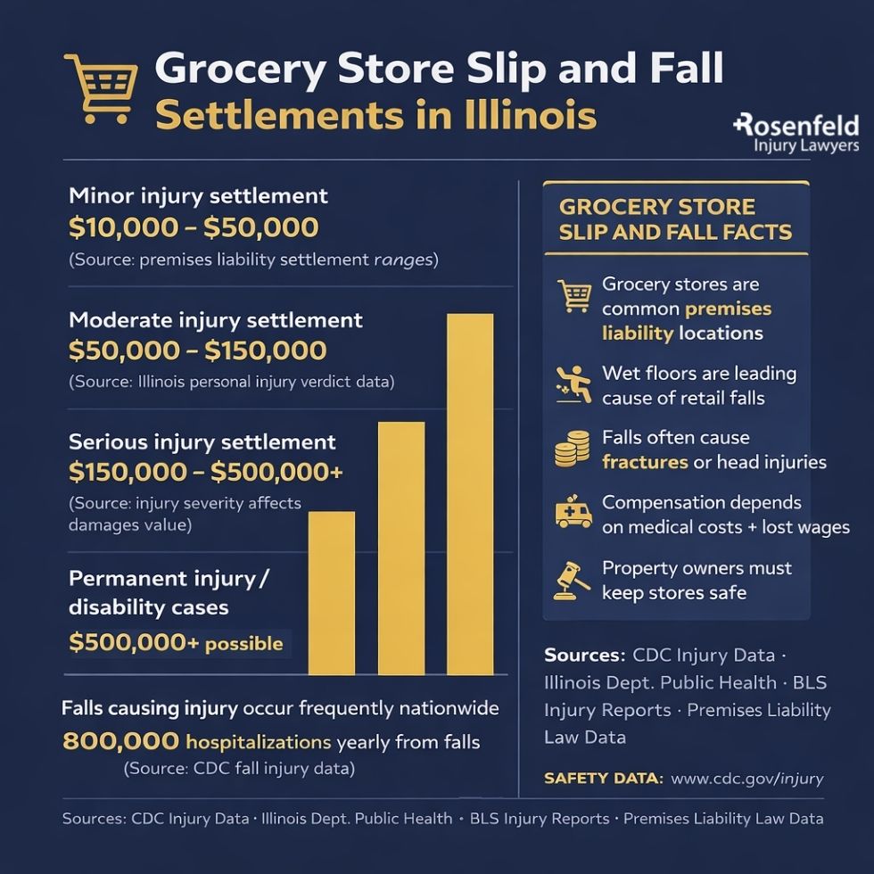 Fall in a retail store aisle with spilled liquid.