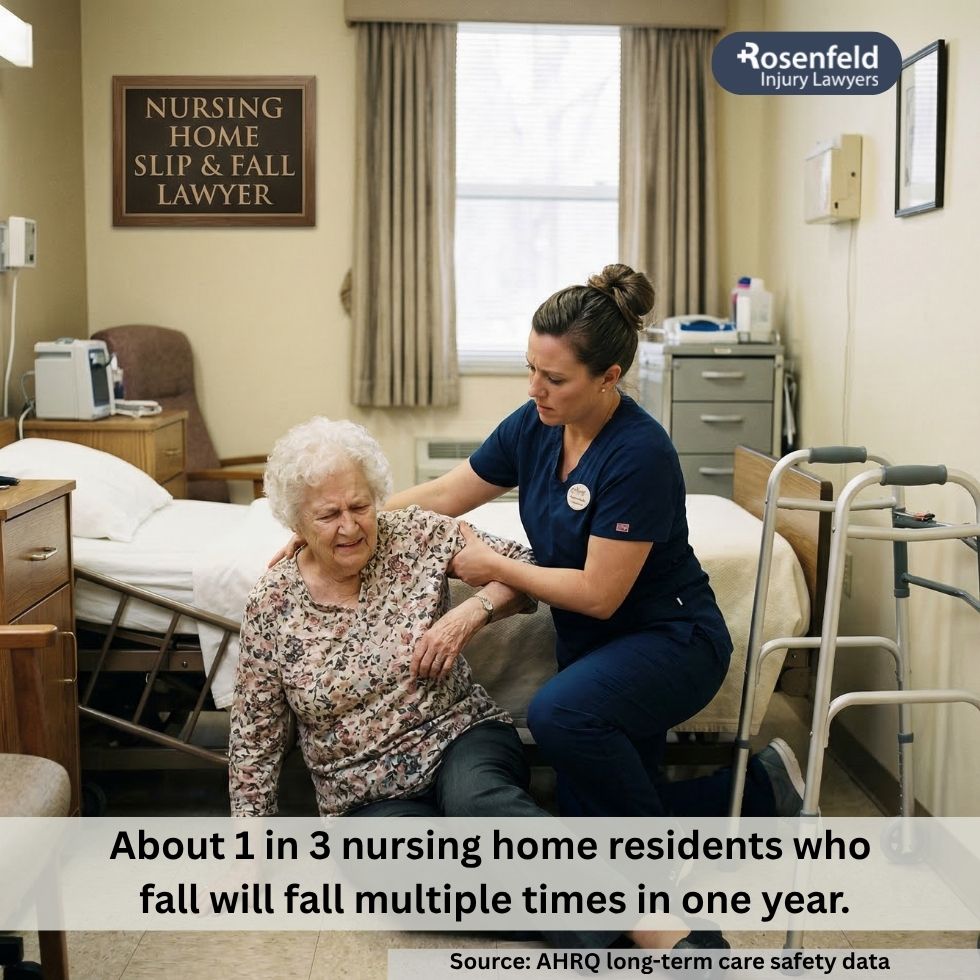 Urgent need to seek medical attention after a nursing home fall injury.