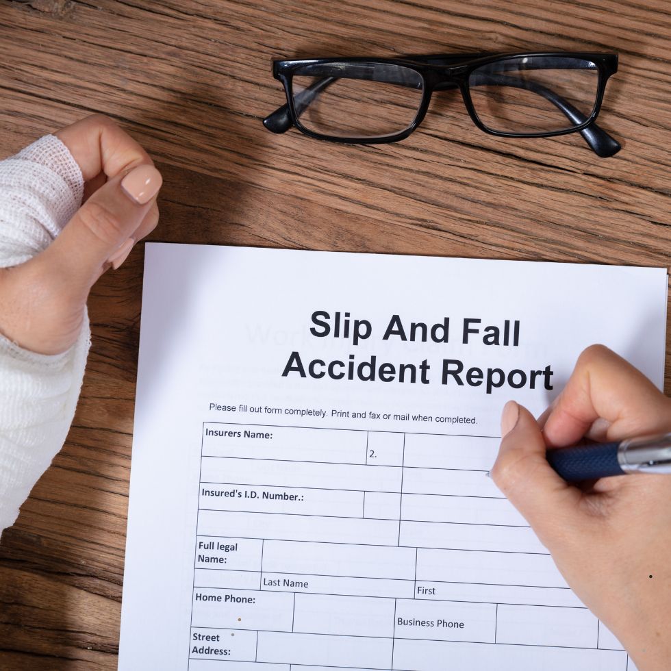 sue hospital for slip and fall