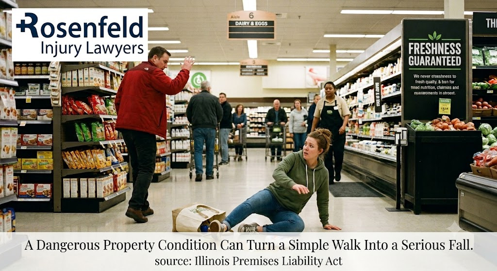 dangerous property condition can turn a simple walk into a serious fall