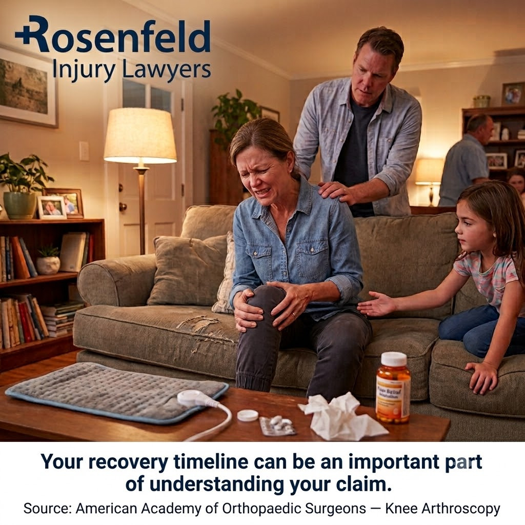 how long does arthroscopic knee surgery recovery affect your claim?