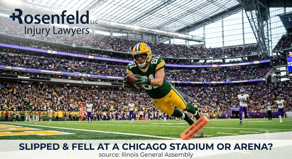 slipped & fell at stadium