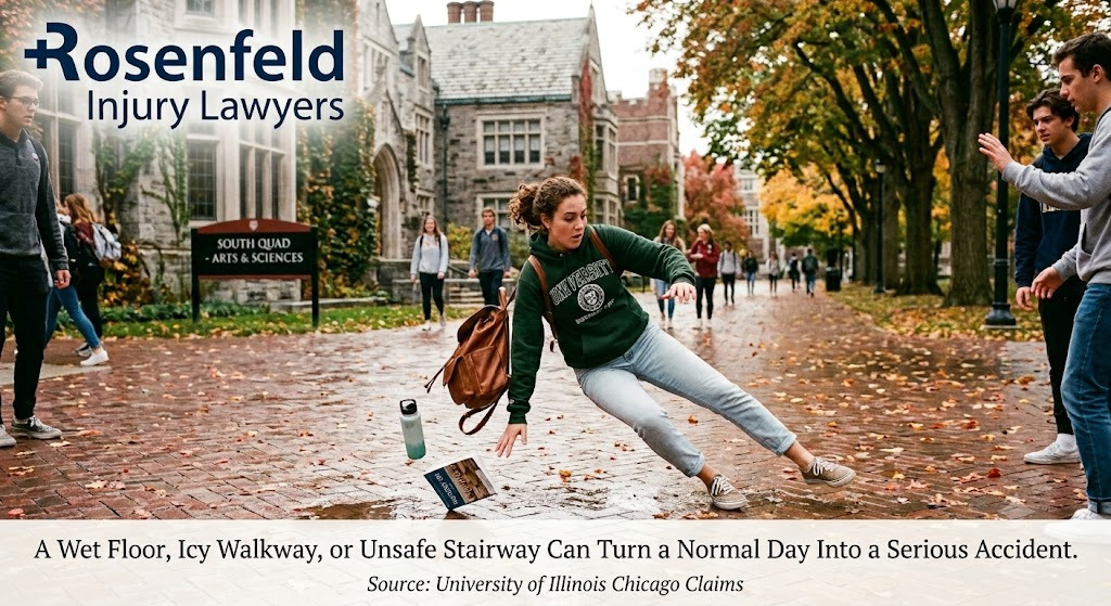 unsafe stairway can turn a normal day into a serious accident