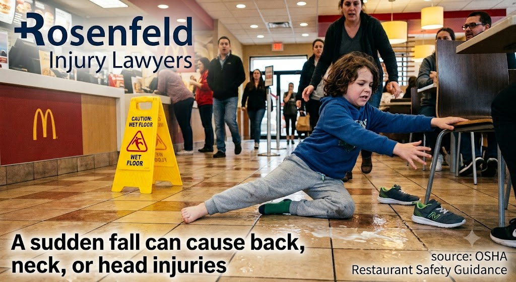 what happens when you slip on a wet floor at mcdonald’s?