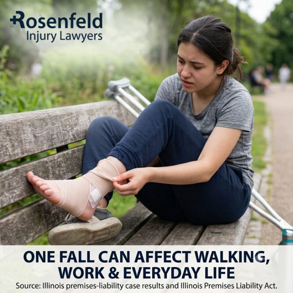 ankle and foot injury slip and fall settlements