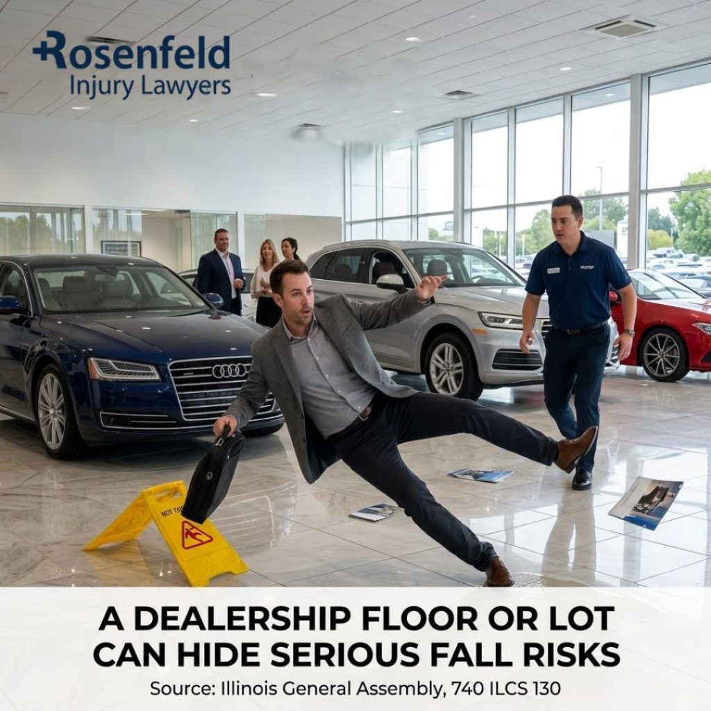 car dealership slip and fall lawyer in chicago