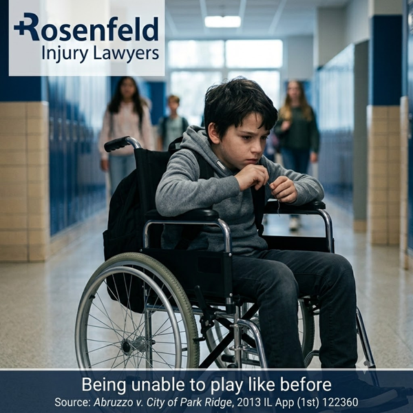a boy sitting on a wheelchair