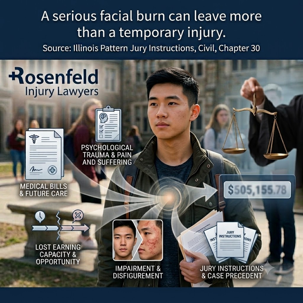 damages for facial scarring injury claim: medical bills, disfigurement, settlement value