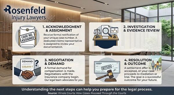 steps after File claim in Will County