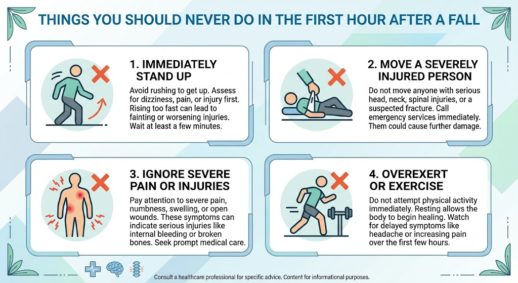 do's and don't after fall